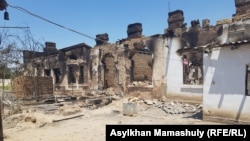 Последствия взрыва боеприпасов в городе Арысь в 2019 году