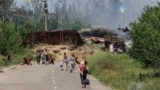 Линия соприкосновения в районе Станицы Луганской Луганской области Украины до полномасштабного вторжения России в Украину