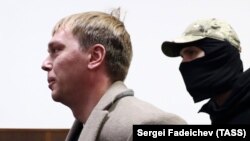 Иван Голунов на суде по делу о превышении полномочий сотрудниками полиции. Ноябрь 2019 года