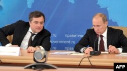 Сурков с Владимиром Путиным