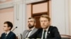 Председатель партии "Яблоко" Николай Рыбаков в Верховном суде, где рассматривался вопрос о недопуске федерального списка партии к выборам в Госдуму
