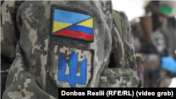 Шеврон военного из Колумбии, который воюет за Украину