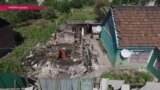Горловка разрушена - видео с дрона