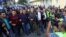 Председатель “Народного фронта Азербайджана” Али Керимли (в центре) на протестной акции в Баку. Октябрь 2019 года