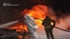 Пожарные в Днепропетровской области ликвидируют последствия атаки ВС РФ, 13 мая 2025 года