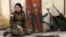 Женщина-езидка, воюющая в составе курдских военных формирований