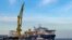GERMANY -- Russia's Akademic Chersky pipe-laying vessel is seen in Germany's Mukran Port, May 30, 2020