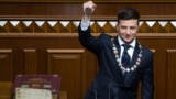 Владимир Зеленский во время инаугурации, Киев, 20 мая 2019 года 