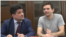 Opposition politician Ilya Yashin and lawyer Vadim Prokhorov