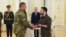 UKRAINE – President of Ukraine Volodymyr Zelensky presents the Commander-in-Chief of the Armed Forces Valery Zaluzhny with the Cross of Combat Merit. Kyiv, May 6, 2022