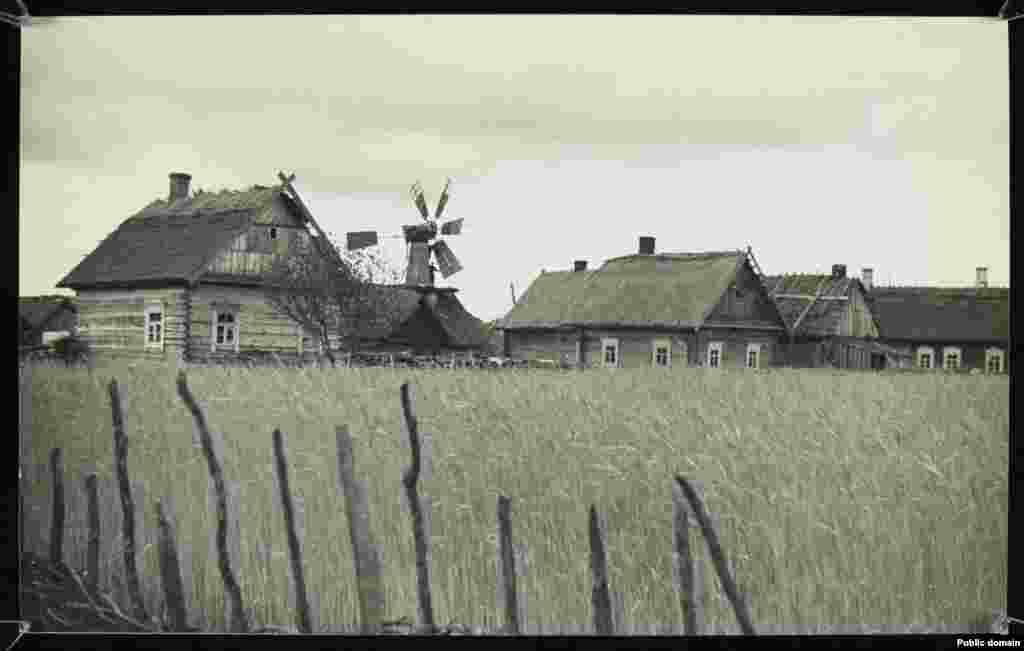 Ветряная мельница в полесской деревне&nbsp;Ситицк Столинского района Брестской области