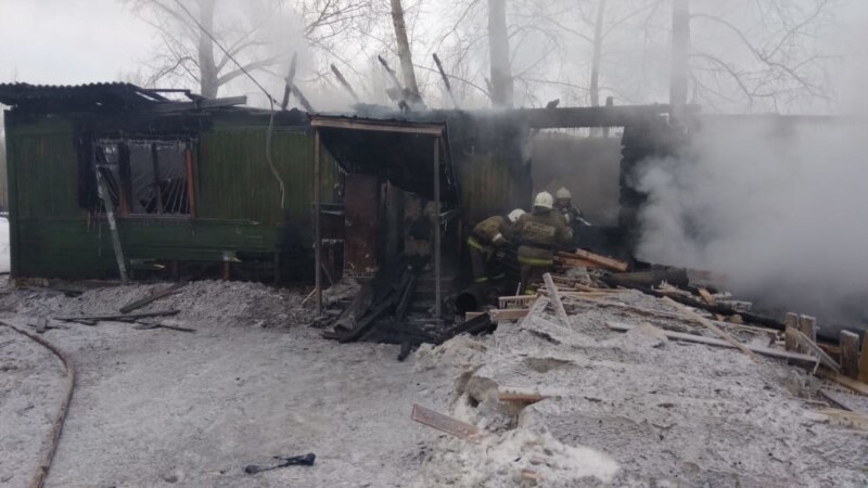 В Томской области в пожаре на лесопилке погибли десять граждан Узбекистана