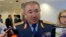 KAZAKHSTAN -- Kazakh Minister of Internal Affairs Yerlan Turgumbayev /Erlan Turgumbaev/ speaks to reporters (videograb). Nur-Sultan, 09Jul2019.