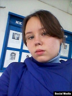 Ирина Шумилова в отделении полиции