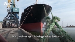 Ukraine's Mariupol Port Struggles To Stay Afloat Amid Russian 'Hybrid War'