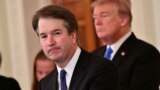 US -- Supreme Court nominee Brett Kavanaugh speaks after US President Donald Trump announced his nomination in the East Room of the White House on July 9, 2018 in Washington, DC. / AFP PHOTO / MANDEL NGAN