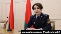 Алена Плышевская на встрече с белорусскими школьниками в 2025 году