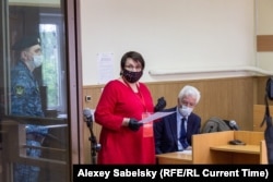 Юлия Галямина в Новгородском районном суде, 24 мая 2021 года