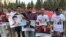 Участники антикоррупционного протеста в Баку