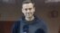 RUSSIA -- Russian opposition leader Aleksei Navalny, charged with defaming a World War II veteran, attends a court hearing in Moscow, February 5, 2021