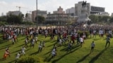 CUBA - People walk during protests against and in support of the government, amidst the coronavirus disease (COVID-19) outbreak, in Havana, Cuba July 11, 2021. 
