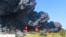 RUSSIA — Samara Region — Attack on a Wildberries warehouse in Novosemeykino