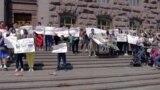 kiev hospital protests videograb