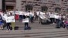 kiev hospital protests videograb