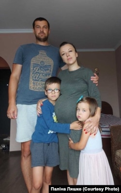Андрей и Полина Ляшко и их дети