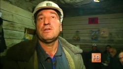 Косовские шахтеры устроили подземную забастовку