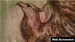 На третьем полотне – грифон. Он – защитник