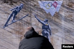 Фреска художника Лайки (Laika) в Риме, Италия, 5 февраля 2026 года. Фото REUTERS