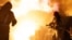 Ukraine. Kyiv. Russian attack. Fire. 08 08 2026  Держа́вна слу́жба Украї́ни з надзвича́йних ситуа́цій (ДСНС)