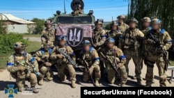 Украинские военные в центре Купянска, 10 сентября 2022 года