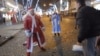 UKRAINE - Odessa Santa fighting 