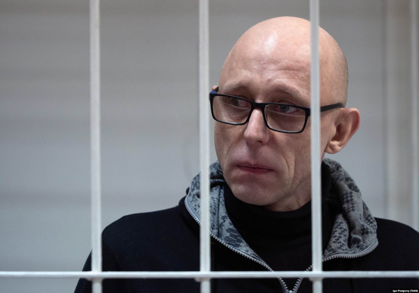 Вадим Виноградов в Петрозаводском городском суде, 21 января 2019 года. Фото: ТАСС