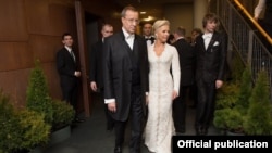 Президент Эстонии с супругой, фото Delfi.ee 