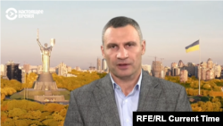 Kyiv Mayor Vitaliy Klitschko appears on Current Time's November 1, 2021 Evening newscast.