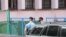 Belarus - Near the Department of Financial Investigations of Belarus. Minsk, 18Jun2020