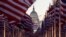 U.S. flags are seen on the National Mall  in Washington, D.C. ahead of January 20, 2021 inauguration ceremonies for President-Elect Joe Biden and Vice President-Elect Kamala Harris.