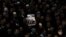 TURKEY -- People attend a symbolic funeral prayer for Saudi journalist Jamal Khashoggi at the courtyard of Fatih mosque in Istanbul, November 16, 2018