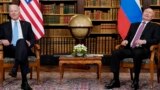 SWITZERLAND -- U.S. President Joe Biden and Russian President Vladimir Putin meet for the U.S.-Russia summit at Villa La Grange in Geneva, June 16, 2021