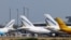 Украинские "Ан-124" в аэропорту Лейпцига