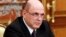 RUSSIA -- Russian Prime Minister Mikhail Mishustin chairs a meeting with members of the government in Moscow, February 13, 2020
