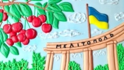 Картина-пряник Ксении Коваленко об оккупированном Россией украинском городе Мелитополь 
