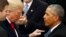 20 января 2017 года. Трамп обращается к Обаме в ходе инаугурации