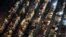 Pakistan -- Muslims perform a special evening prayer "Taraweeh" on the first day of the Muslim fasting month of Ramadan, at a street in Karachi, June 29, 2014