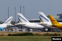Украинские грузовые самолеты в аэропорту Лейпцига, 5 августа 2026 года