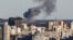 Russian missile strikes in Kyiv