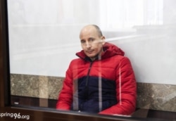Владимир Неронский в зале суда. Фото: правозащитный центр "Весна"